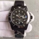 Copy Rolex Mastermind Submariner All Black Ceramic Bezel Watch